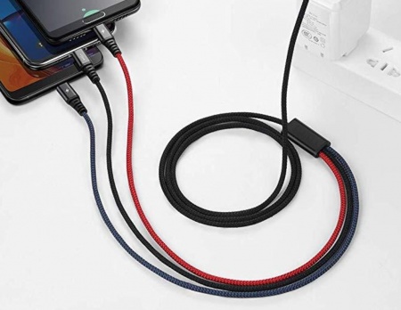 Multi-Colour 3-in-1 Cable - One Deal A Day - Tech Bar Investments